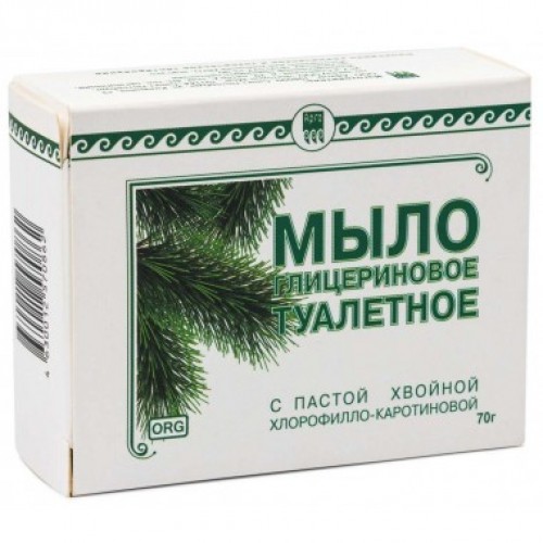 Купить Мыло туалетное глицериновое Фитолон с пастой хвойной хлорофилло-каротиновой  г. Владимир  