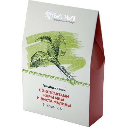 Токсидонт-май с экстрактами коры ивы и листа малины  г. Владимир  
